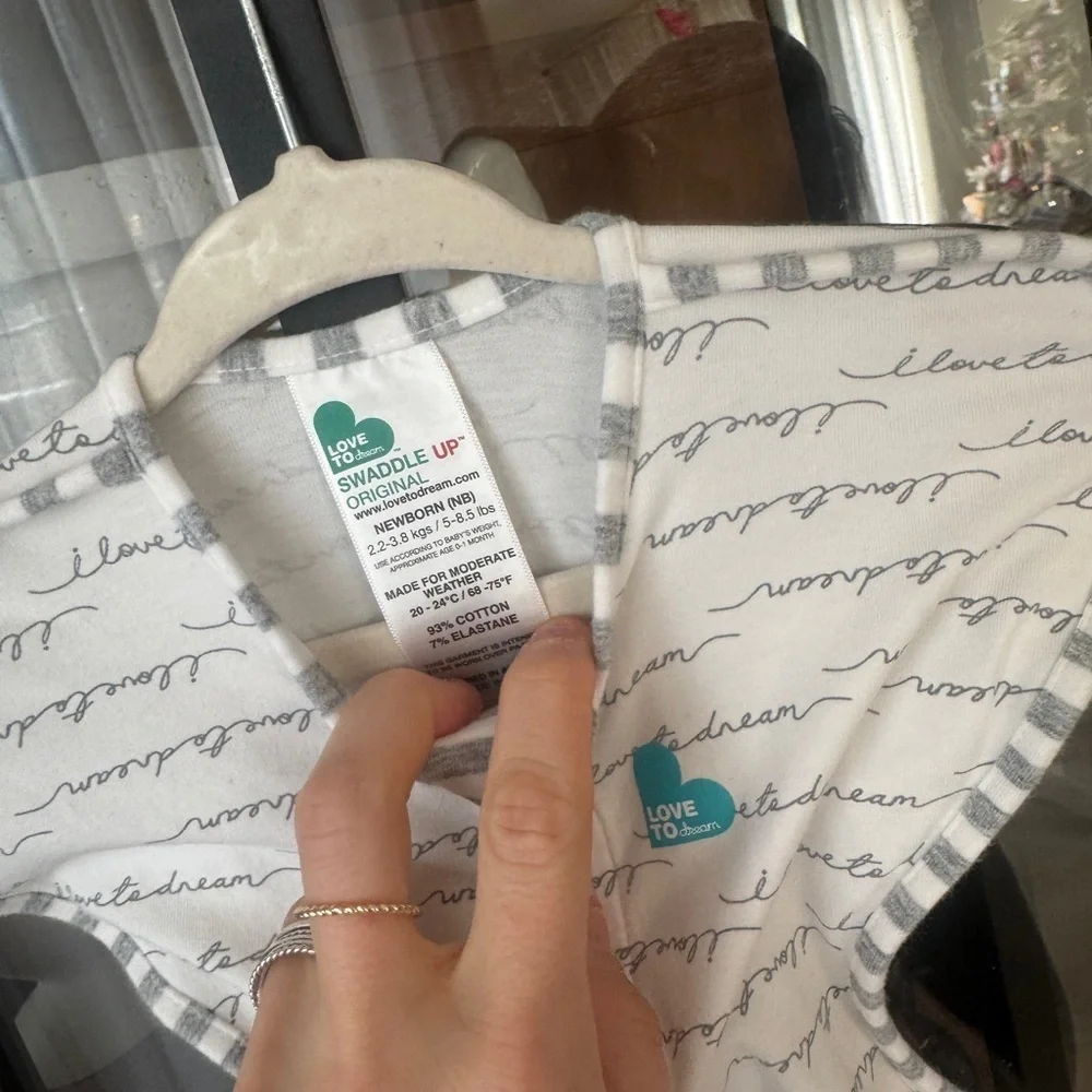 Love to dream arms up swaddle zip up zipper baby girl boy sack neutral newborn
